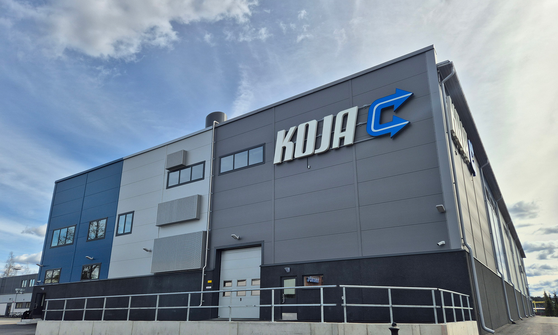 Technology and Logistics Center handed over to Koja – commissioning phase begins
