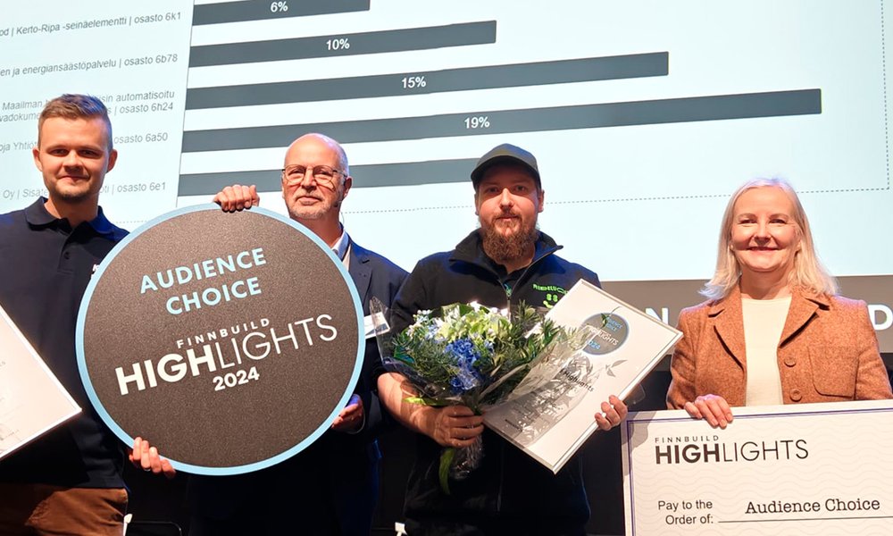 Wave voittajaksi FinnBuild Highlights -kilpailussa